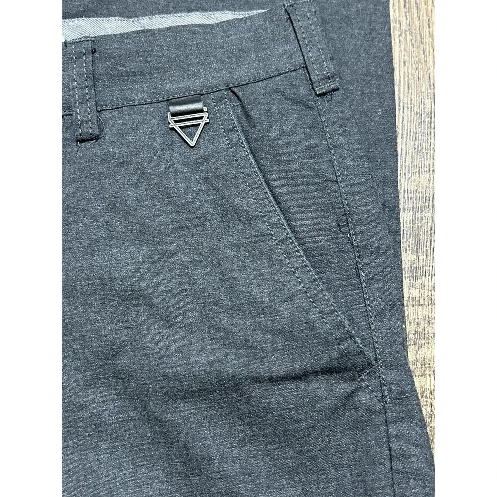 Eleven Paris Men's Charcoal Gray Chinos